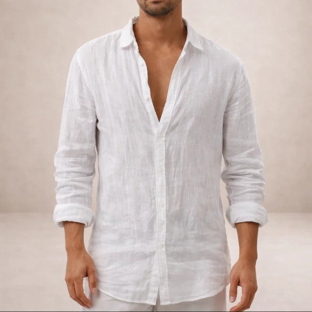 Camicia Uomo Elegante Casual con Colletto Aperto - Stile Versatile e Comfort Incredibile 2