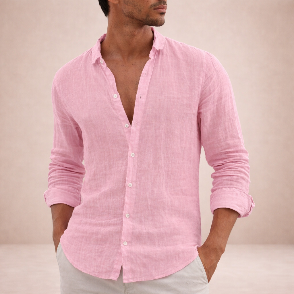 Camicia Uomo Elegante Casual con Colletto Aperto - Stile Versatile e Comfort Incredibile 3