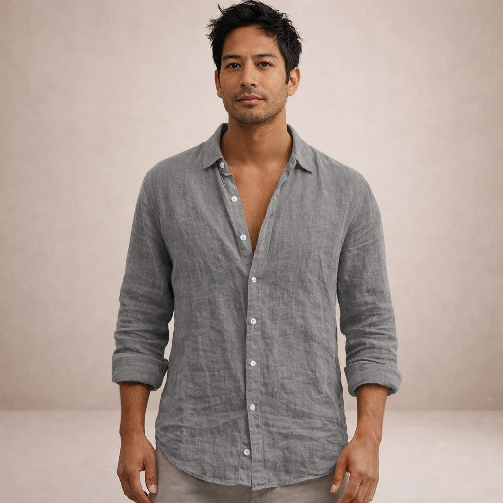 Camicia Uomo Elegante Casual con Colletto Aperto - Stile Versatile e Comfort Incredibile 7