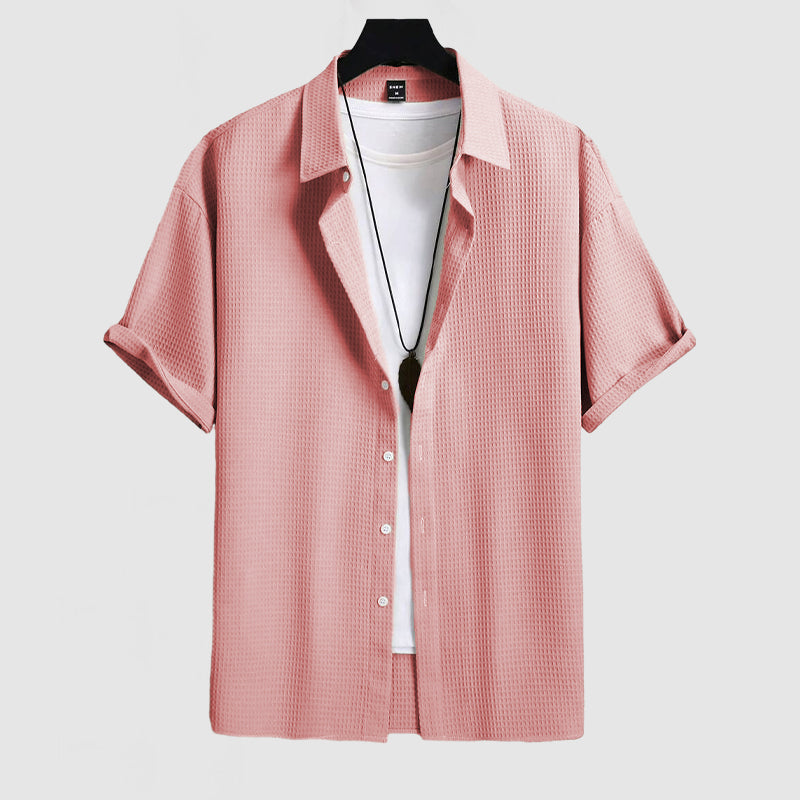 Camicia Uomo Elegante e Traspirante per Stile Business Casual 1