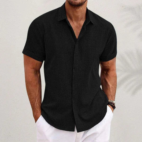 Camicia Uomo Leggera e Traspirante per Giornate Calde - Stile Casual Estivo e Comfort Assicurato 0