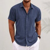 Camicia Uomo Leggera e Traspirante per Giornate Calde - Stile Casual Estivo e Comfort Assicurato 1