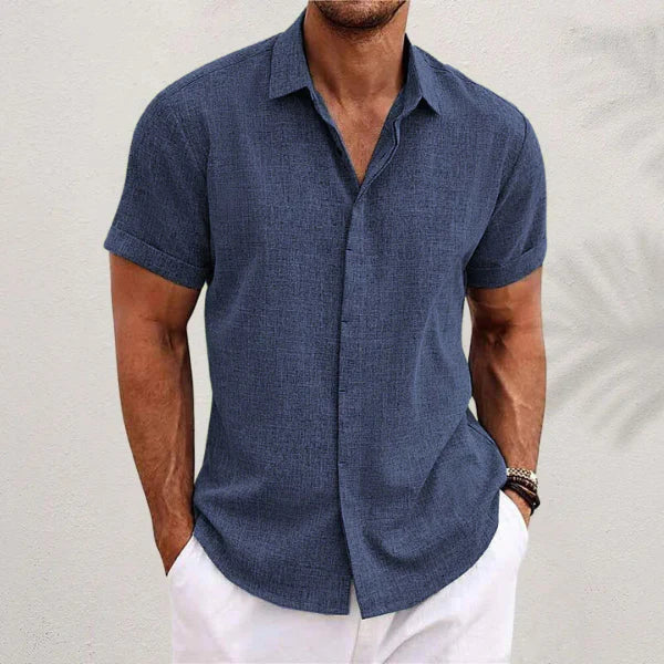 Camicia Uomo Leggera e Traspirante per Giornate Calde - Stile Casual Estivo e Comfort Assicurato 1