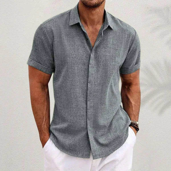 Camicia Uomo Leggera e Traspirante per Giornate Calde - Stile Casual Estivo e Comfort Assicurato 2