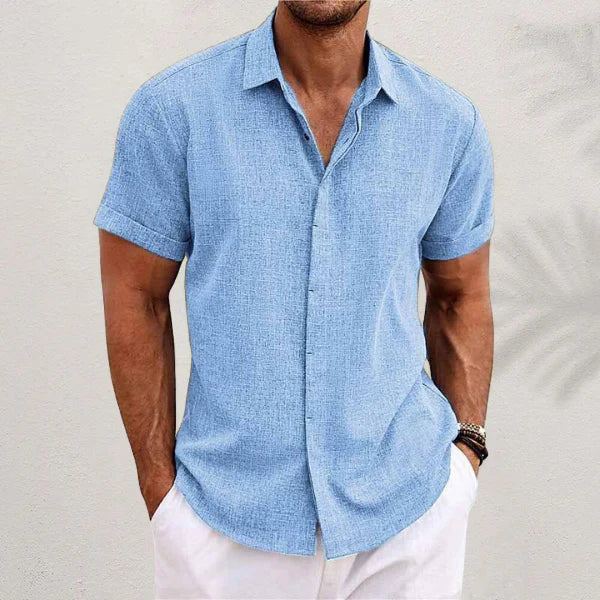 Camicia Uomo Leggera e Traspirante per Giornate Calde - Stile Casual Estivo e Comfort Assicurato 5