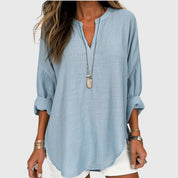 Camicia da Spiaggia Elegante e Fluida per Donne - Stile Chic e Comfort 0