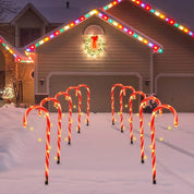 CandyCaneLuxe | Luci di Natale a LED impermeabili per decorazioni da esterno 1