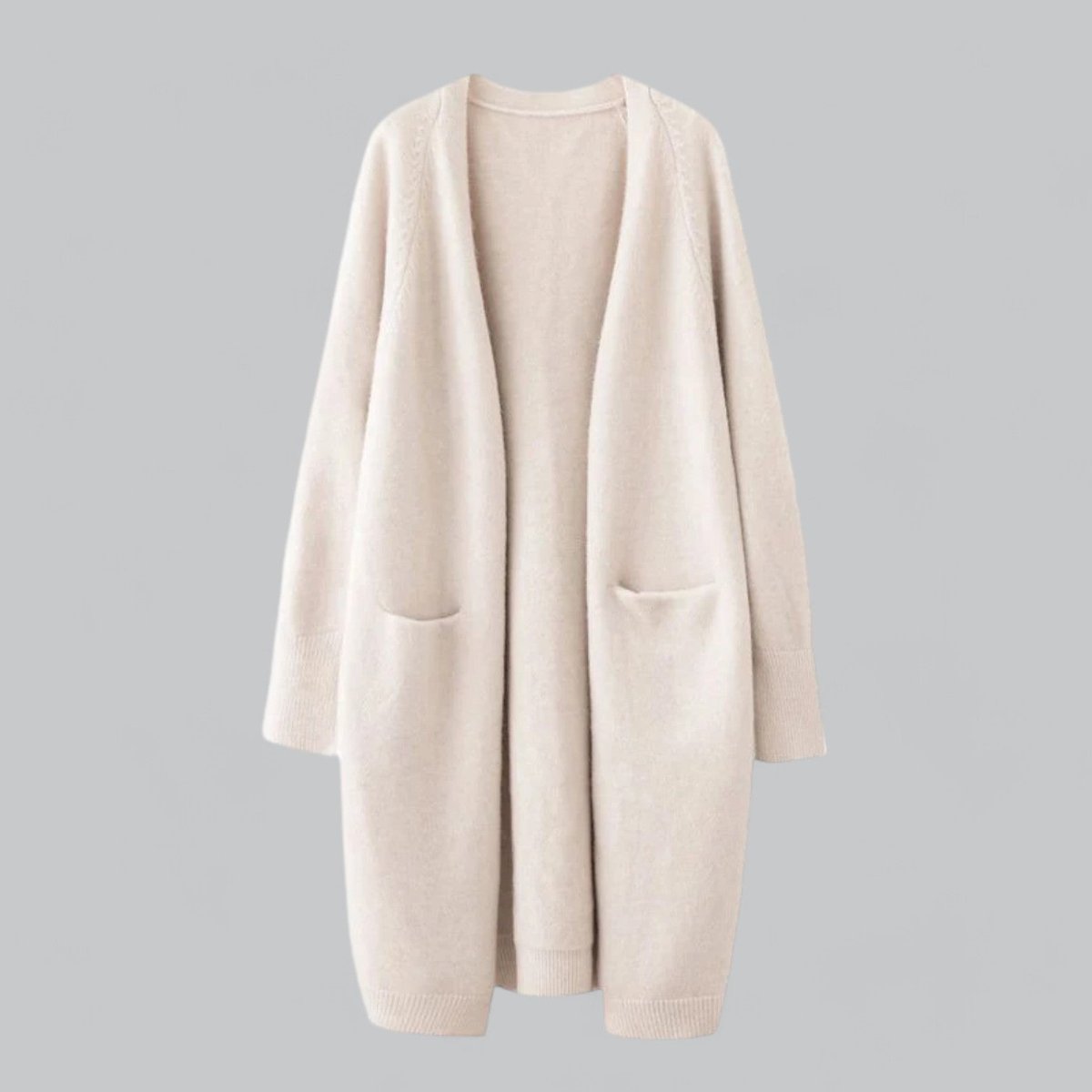 Cardigan Lungo Donna Elegante Oversize Maglia Morbida Per Outfit Casual E Raffinati 0
