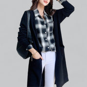 Cardigan Lungo Donna Elegante Oversize Maglia Morbida Per Outfit Casual E Raffinati 2