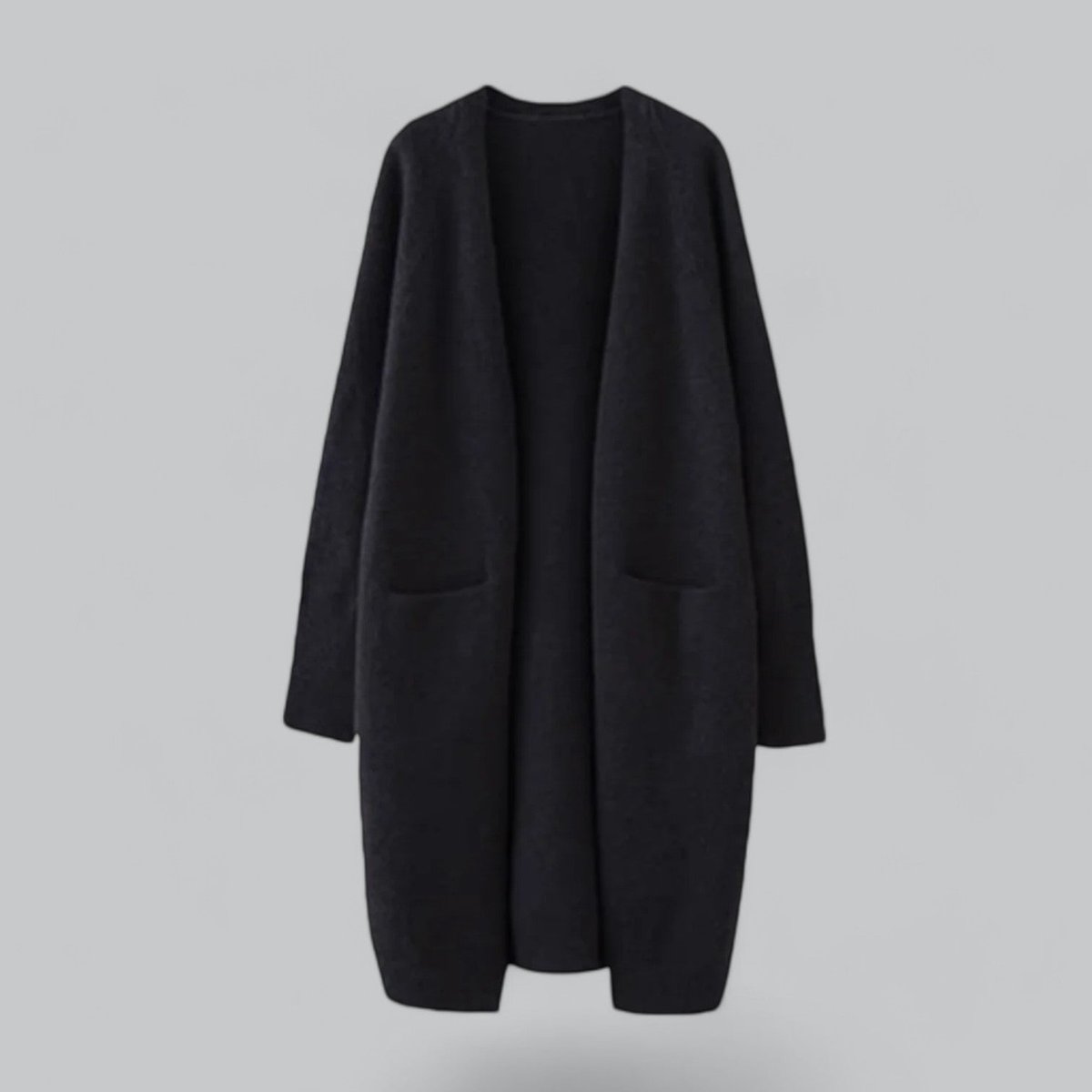 Cardigan Lungo Donna Elegante Oversize Maglia Morbida Per Outfit Casual E Raffinati 3