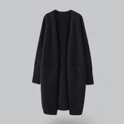 Cardigan Lungo Donna Elegante Oversize Maglia Morbida Per Outfit Casual E Raffinati 3