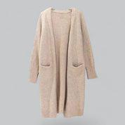 Cardigan Lungo Donna Elegante Oversize Maglia Morbida Per Outfit Casual E Raffinati 5