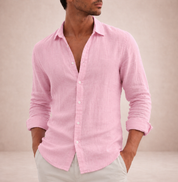Camicia Uomo Elegante Casual con Colletto Aperto - Stile Versatile e Comfort Incredibile