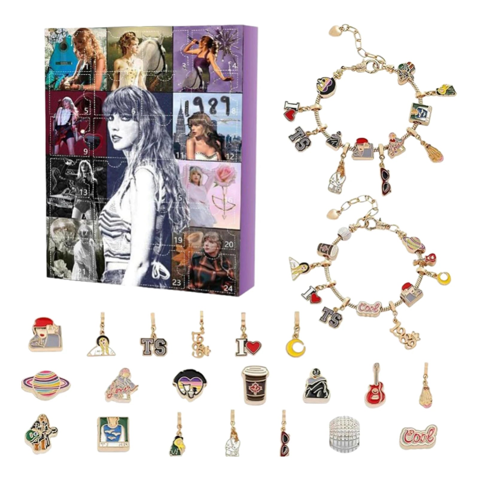 CharmCraft | Calendario dell'Avvento fai da te per realizzare braccialetti per bambini con perline creative 11