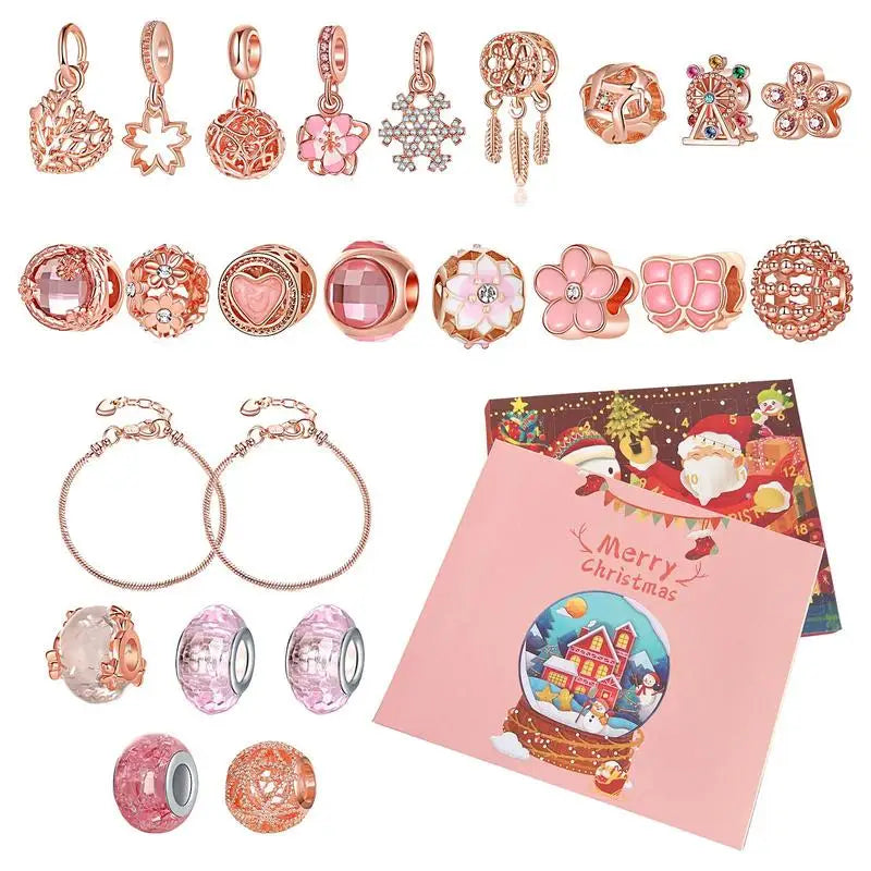CharmCraft | Calendario dell'Avvento fai da te per realizzare braccialetti per bambini con perline creative 4