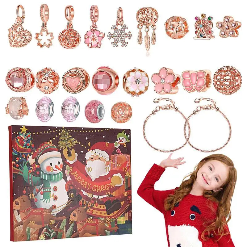 CharmCraft | Calendario dell'Avvento fai da te per realizzare braccialetti per bambini con perline creative 5