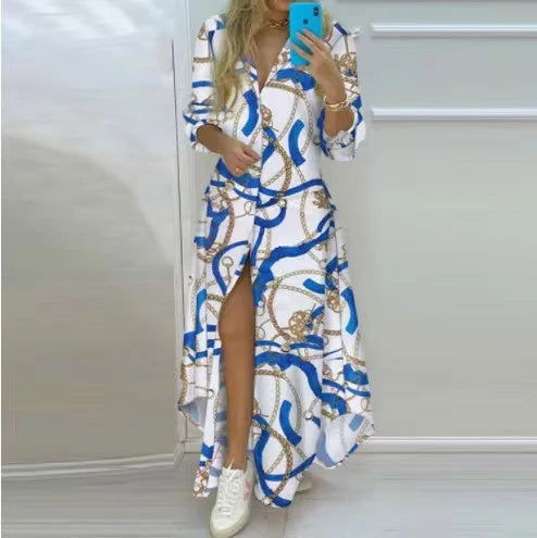 Chic Bohemian Maxi Dress for Beach Days – Vibrant Prints - Lizabella Fashion -  -  - Chic Bohemian Maxi Dress for Beach Days – Vibrant Prints - Lizabella Fashion - #tag1# - #tag2#