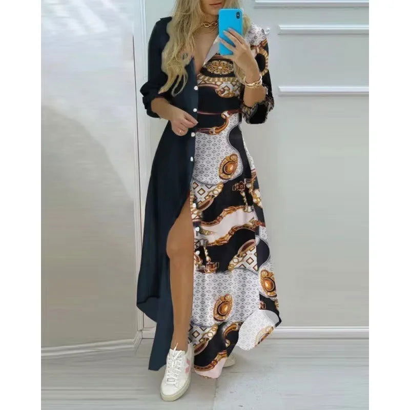 Chic Bohemian Maxi Dress for Beach Days – Vibrant Prints - Lizabella Fashion -  -  - Chic Bohemian Maxi Dress for Beach Days – Vibrant Prints - Lizabella Fashion - #tag1# - #tag2#