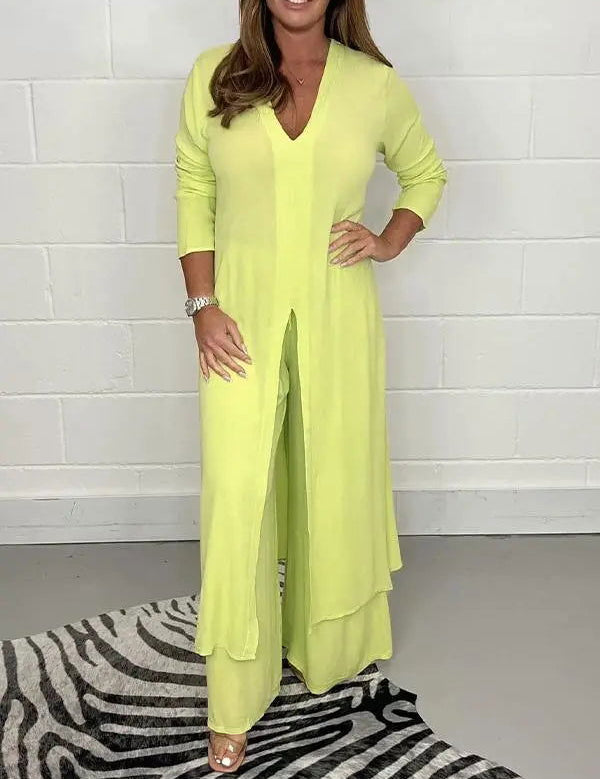 Chic Emelia Two-Piece Casual Set for Women - Lizabella Fashion -  -  - Chic Emelia Two-Piece Casual Set for Women - Lizabella Fashion - #tag1# - #tag2#