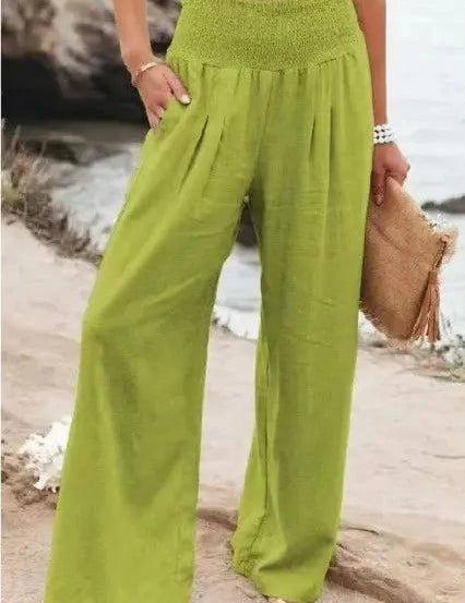 Chic High-Waisted Loose Fit Trousers by MAYA - Lizabella Fashion -  -  - Chic High-Waisted Loose Fit Trousers by MAYA - Lizabella Fashion - #tag1# - #tag2#