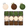 Marron foncé + Rose + Vert