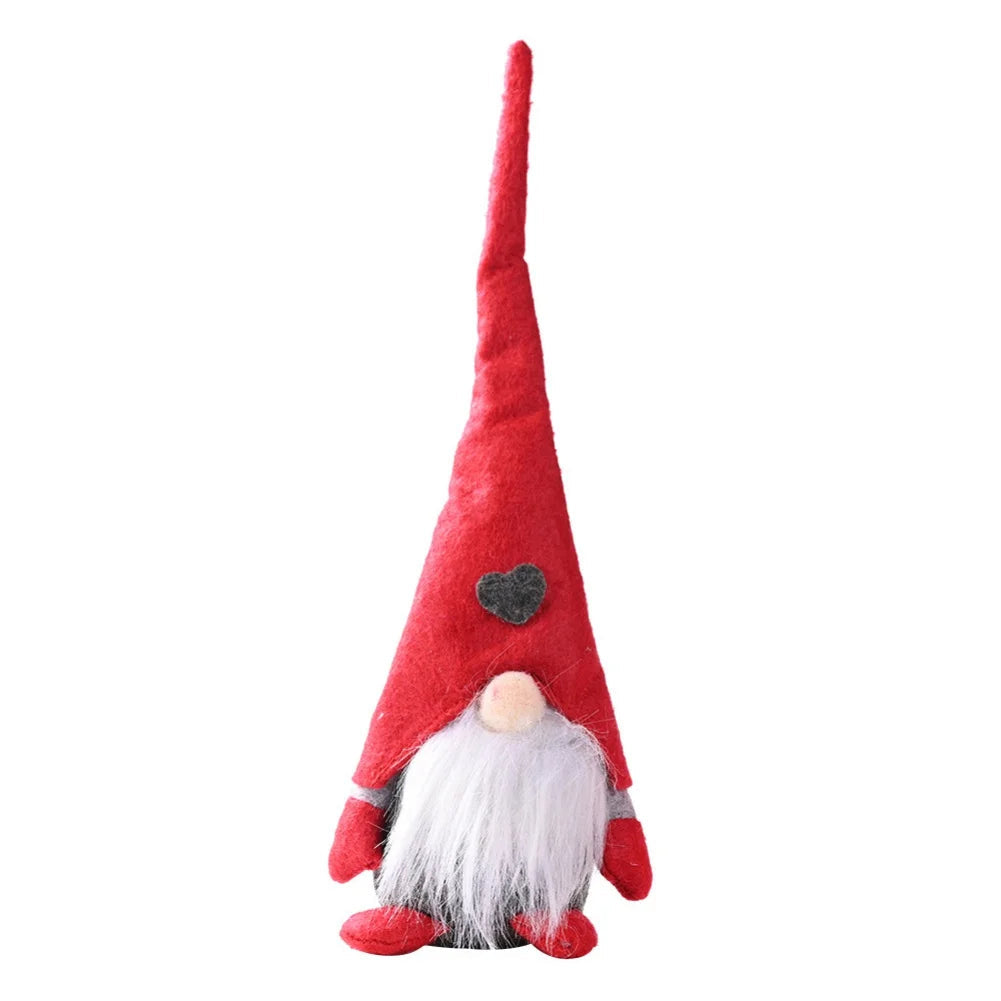Ciondolo gnomo | Decorazione natalizia in peluche a forma di gnomo per la casa e l'ufficio 0