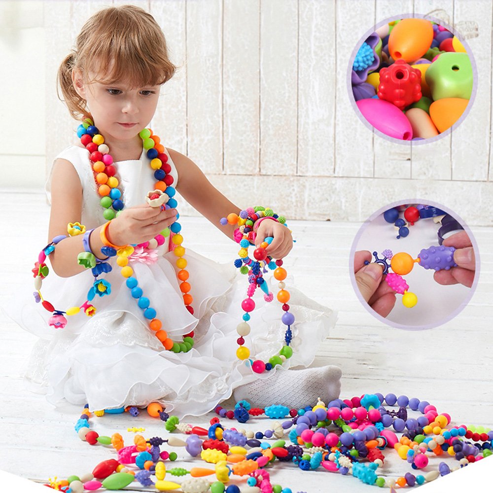 ColorfulBead Haven | Kit per la creazione di gioielli per l'espressione creativa dei bambini 0