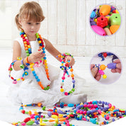 ColorfulBead Haven | Kit per la creazione di gioielli per l'espressione creativa dei bambini 0