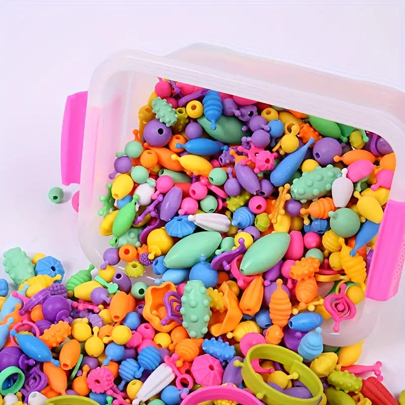 ColorfulBead Haven | Kit per la creazione di gioielli per l'espressione creativa dei bambini 3