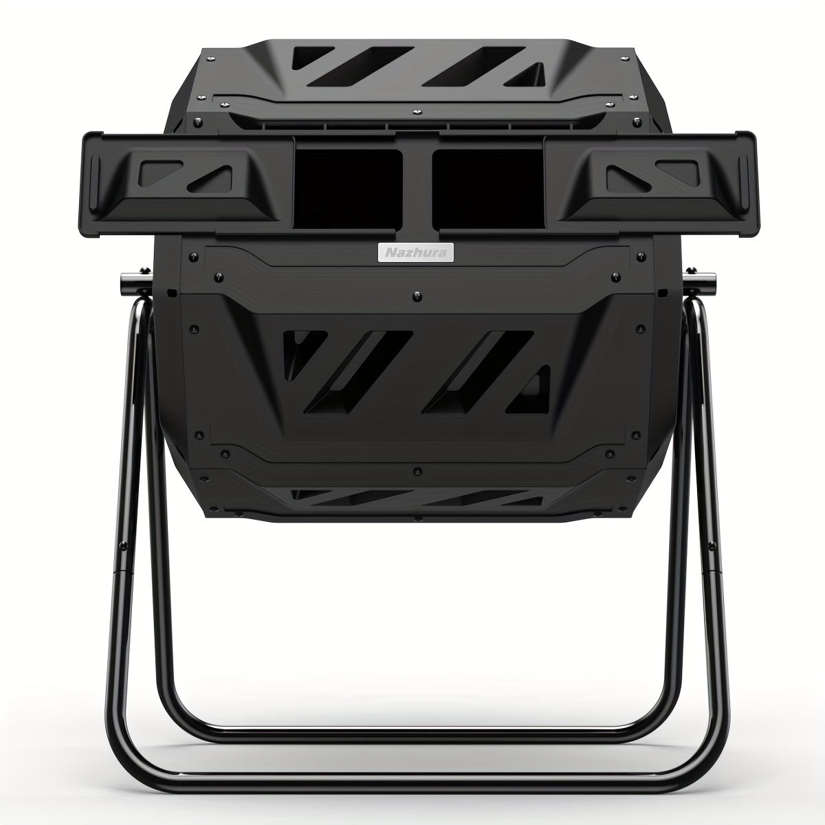 Compost Tumbler a doppia camera – Miscelatore rotante per rifiuti efficiente da 43 galloni con guanti, ideale per giardinaggio ecologico e riciclaggio in cucina 8