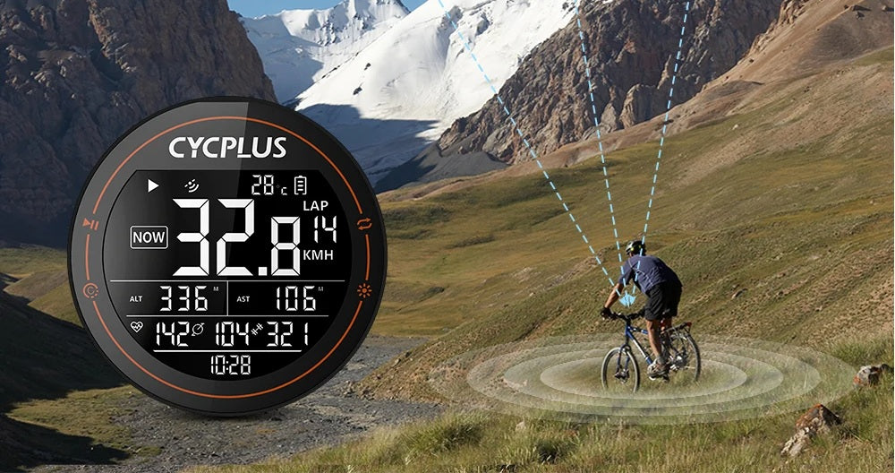 Computer da bici GPS M2: tachimetro da bicicletta wireless impermeabile con ANT+ e Bluetooth per il monitoraggio delle prestazioni e la navigazione in tempo reale 2