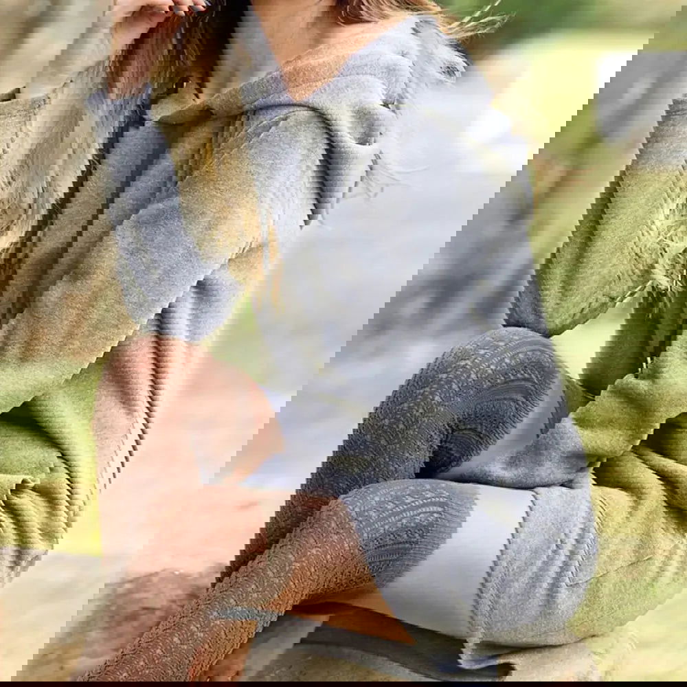 Cozy Chic: Long Hoodie Dress for Ultimate Warmth - Lizabella Fashion -  -  - Cozy Chic: Long Hoodie Dress for Ultimate Warmth - Lizabella Fashion - #tag1# - #tag2#