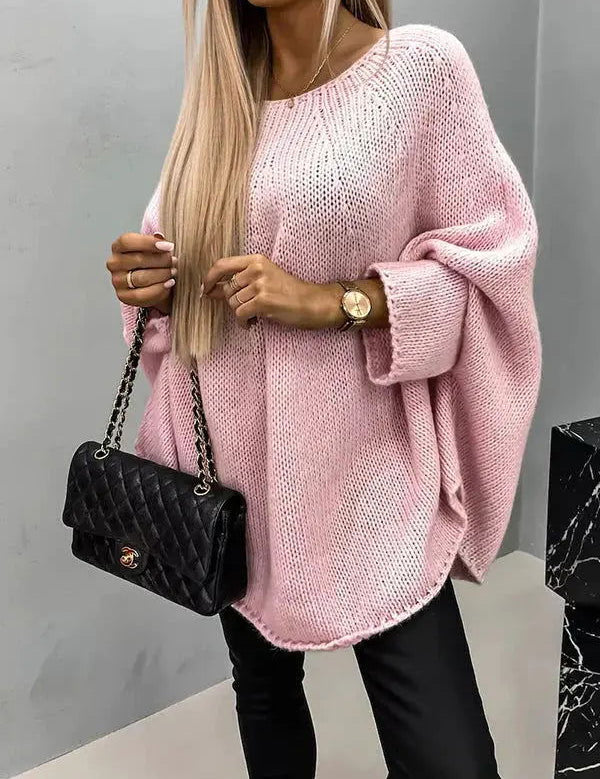 Cozy Chic: Women's Knitted Sweater by ELLA - Lizabella Fashion -  -  - Cozy Chic: Women's Knitted Sweater by ELLA - Lizabella Fashion - #tag1# - #tag2#