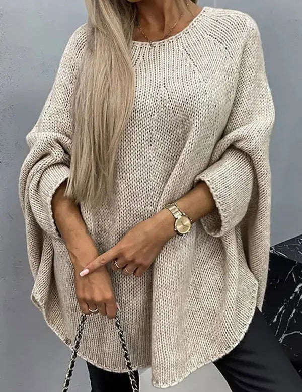 Cozy Chic: Women's Knitted Sweater by ELLA - Lizabella Fashion -  -  - Cozy Chic: Women's Knitted Sweater by ELLA - Lizabella Fashion - #tag1# - #tag2#