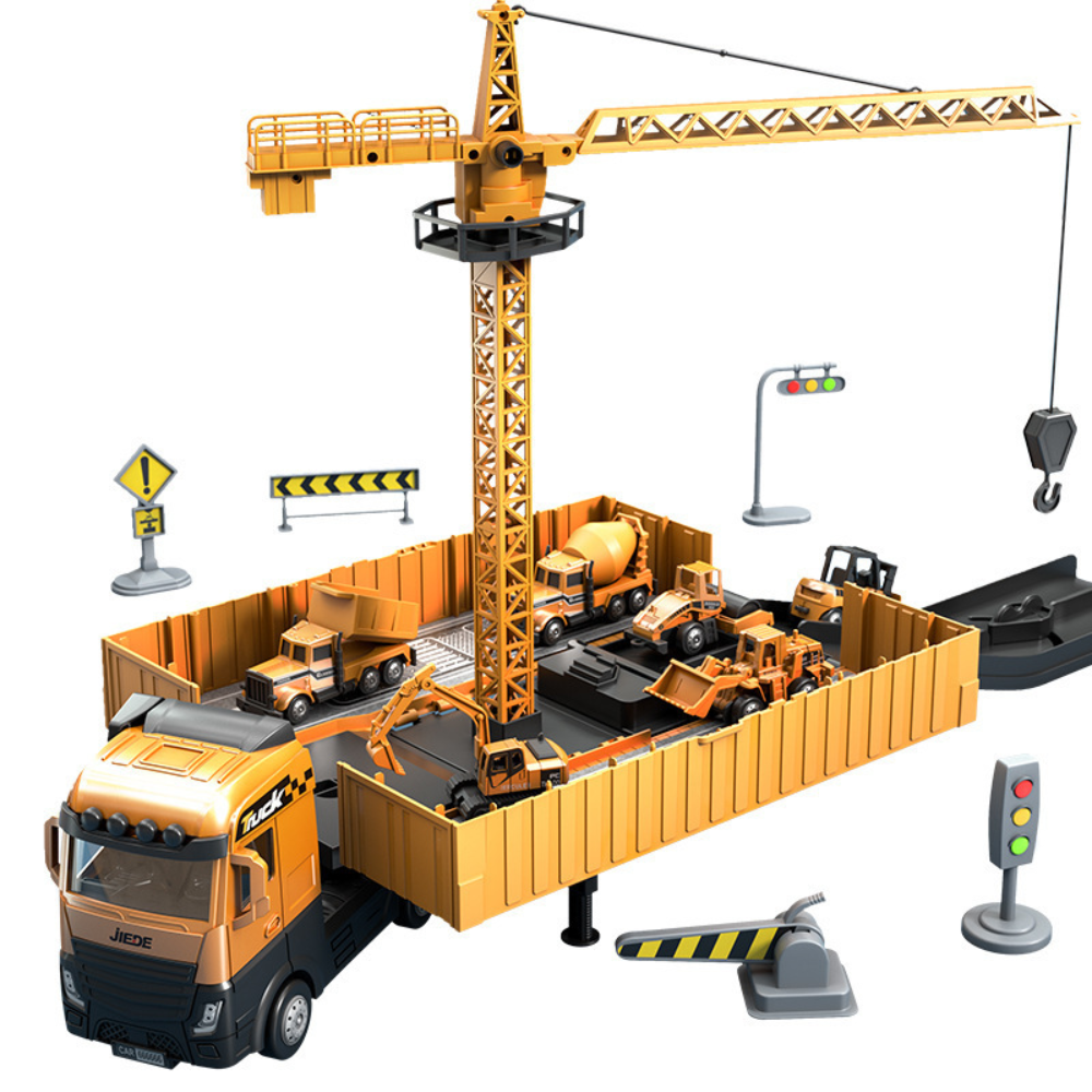 CreaTrek | Camion con gru giocattolo interattivo per l'apprendimento STEM 4