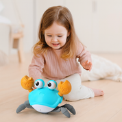 CrustaceanJoy | Giocattolo per bambini a forma di granchio che striscia con musica e luci colorate 0