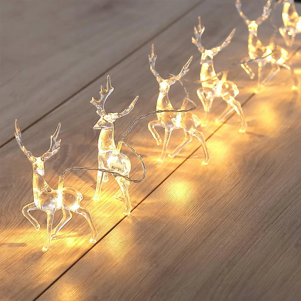 CrystalCheer | Ghirlanda di alci decorativa per le feste 1