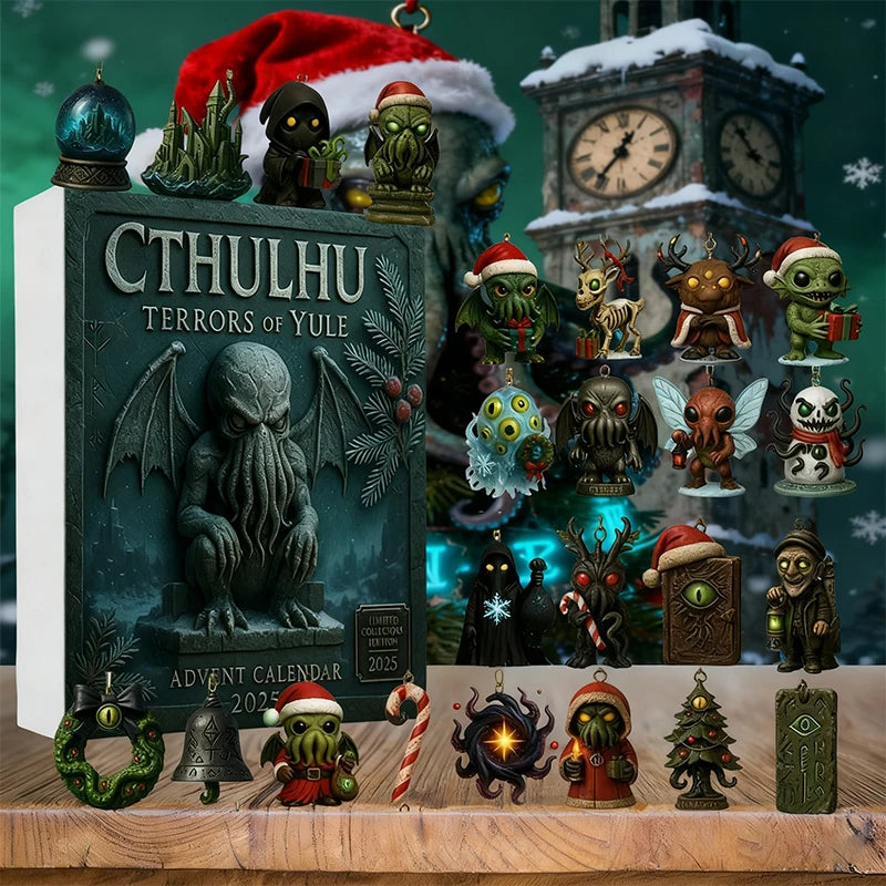 CthulhuCraft | Calendario dell'Avvento di Halloween in acrilico, unico e spaventoso, per collezionisti 1