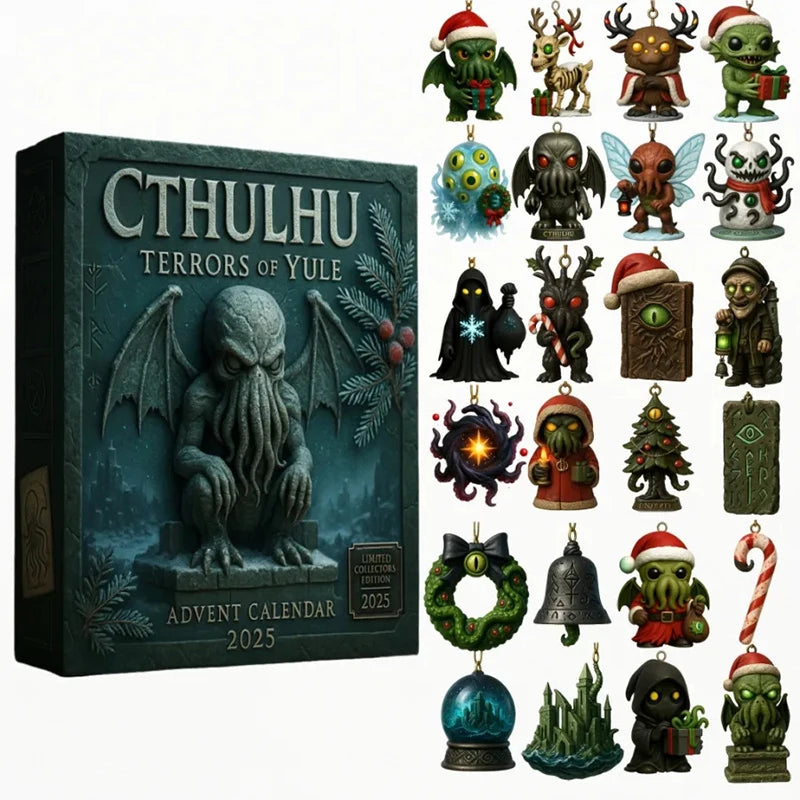 CthulhuCraft | Calendario dell'Avvento di Halloween in acrilico, unico e spaventoso, per collezionisti 3