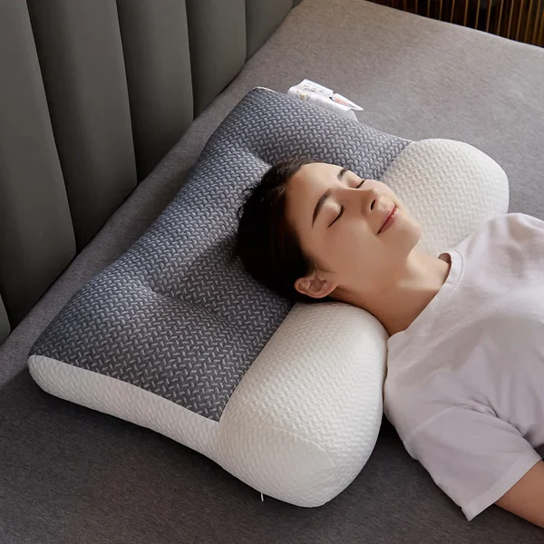 Cuscino ergonomico ortopedico per il supporto del collo – Per chi dorme su un fianco o sulla schiena 0