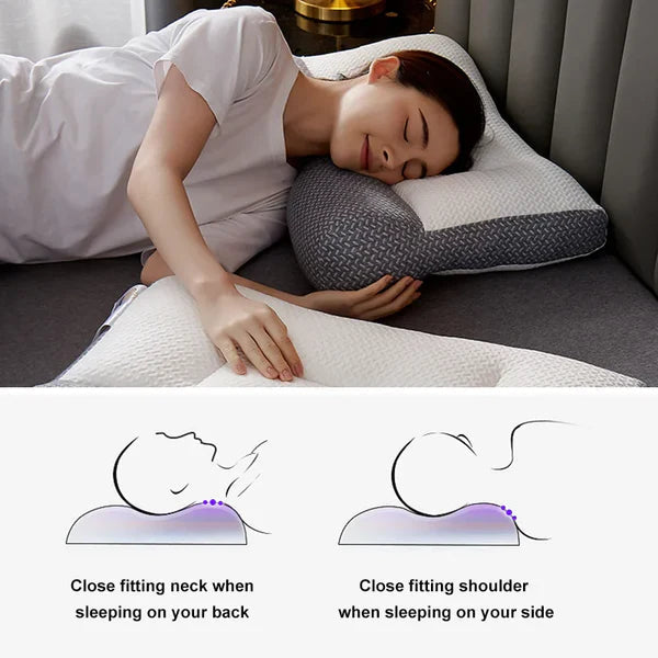 Cuscino ergonomico ortopedico per il supporto del collo – Per chi dorme su un fianco o sulla schiena 1