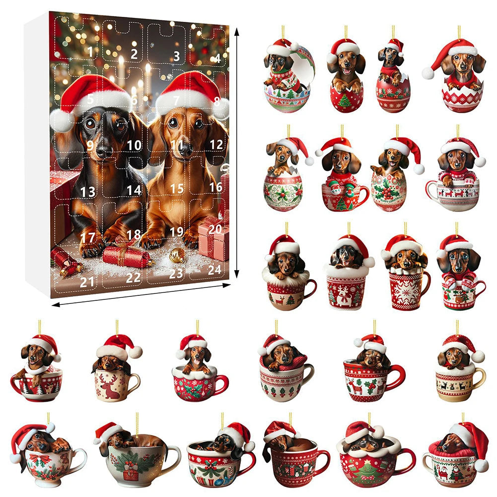 DachshundJoy | Calendario dell'Avvento stravagante per gli amanti dei cani con simpatiche sorprese quotidiane 0