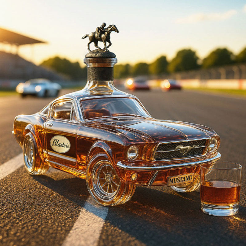 Decanter per whisky a forma di auto Mustang per bar di casa 0