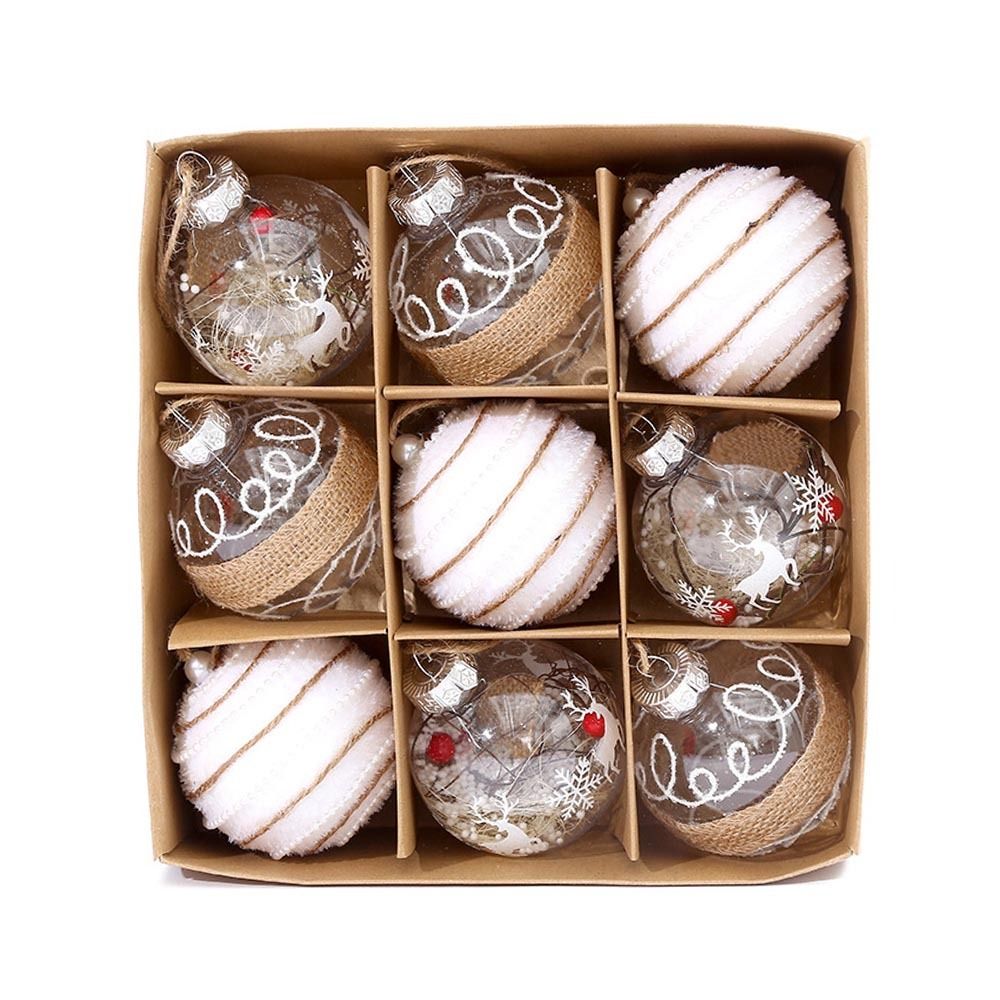 Decorazioni per l'albero di Natale | Palline decorative sospese per l'allestimento delle feste 1
