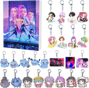 Demonix | Calendario dell'Avvento K-Pop Dark Fantasy unico con 24 portachiavi da collezione 4
