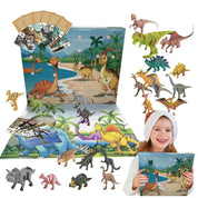 DinoDelight | Calendario dell'Avvento colorato a tema dinosauri per bambini con sorprese quotidiane 0