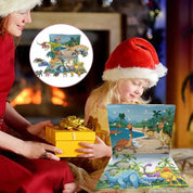 DinoDelight | Calendario dell'Avvento colorato a tema dinosauri per bambini con sorprese quotidiane 1