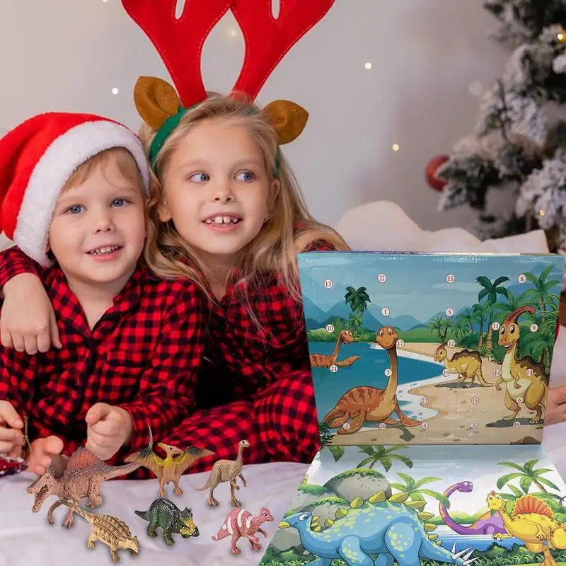 DinoDelight | Calendario dell'Avvento colorato a tema dinosauri per bambini con sorprese quotidiane 2