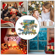 DinoDelight | Calendario dell'Avvento colorato a tema dinosauri per bambini con sorprese quotidiane 3