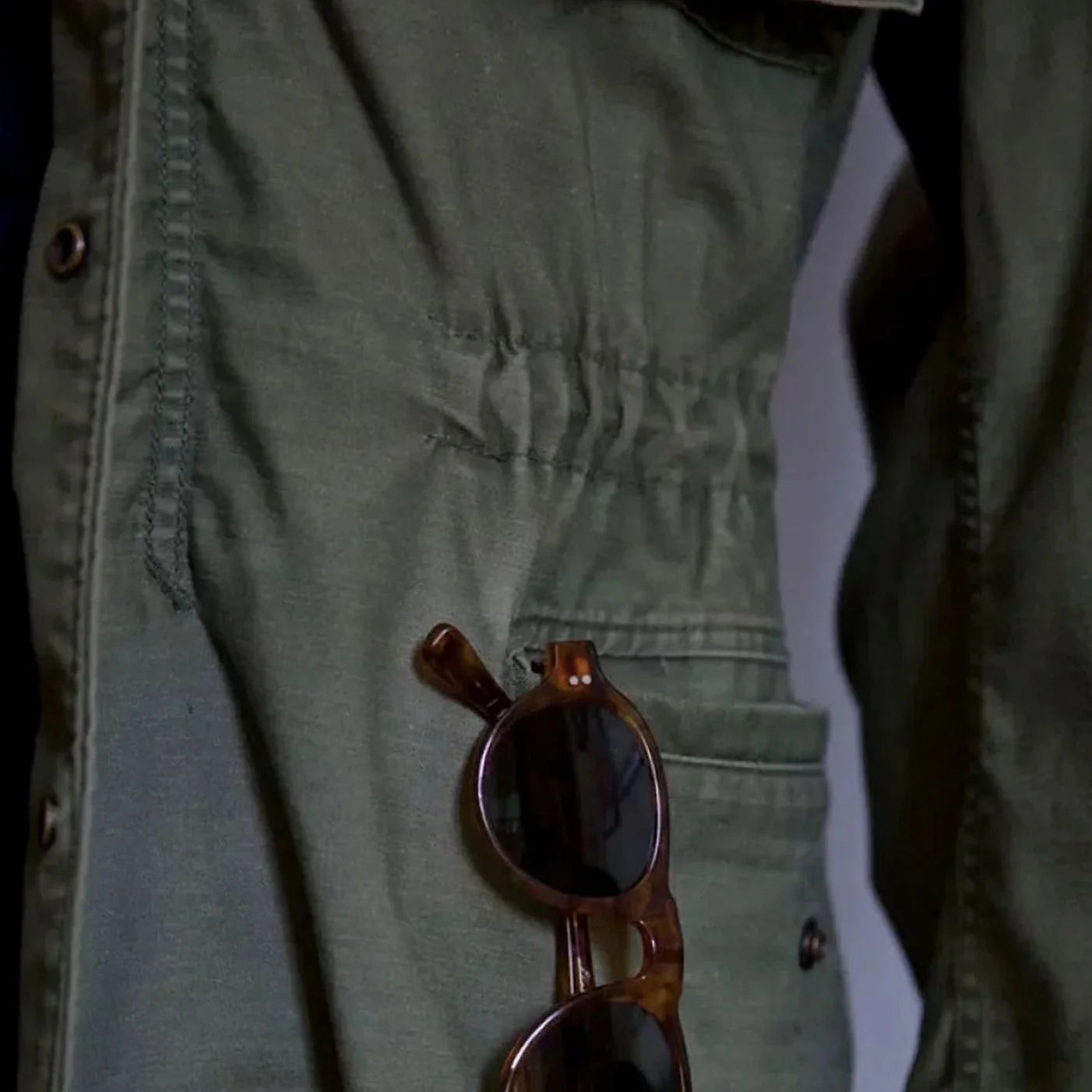 Dominik | Herren Vintage Feldjacke mit verstellbarem Bund M65 Field Jacket 5